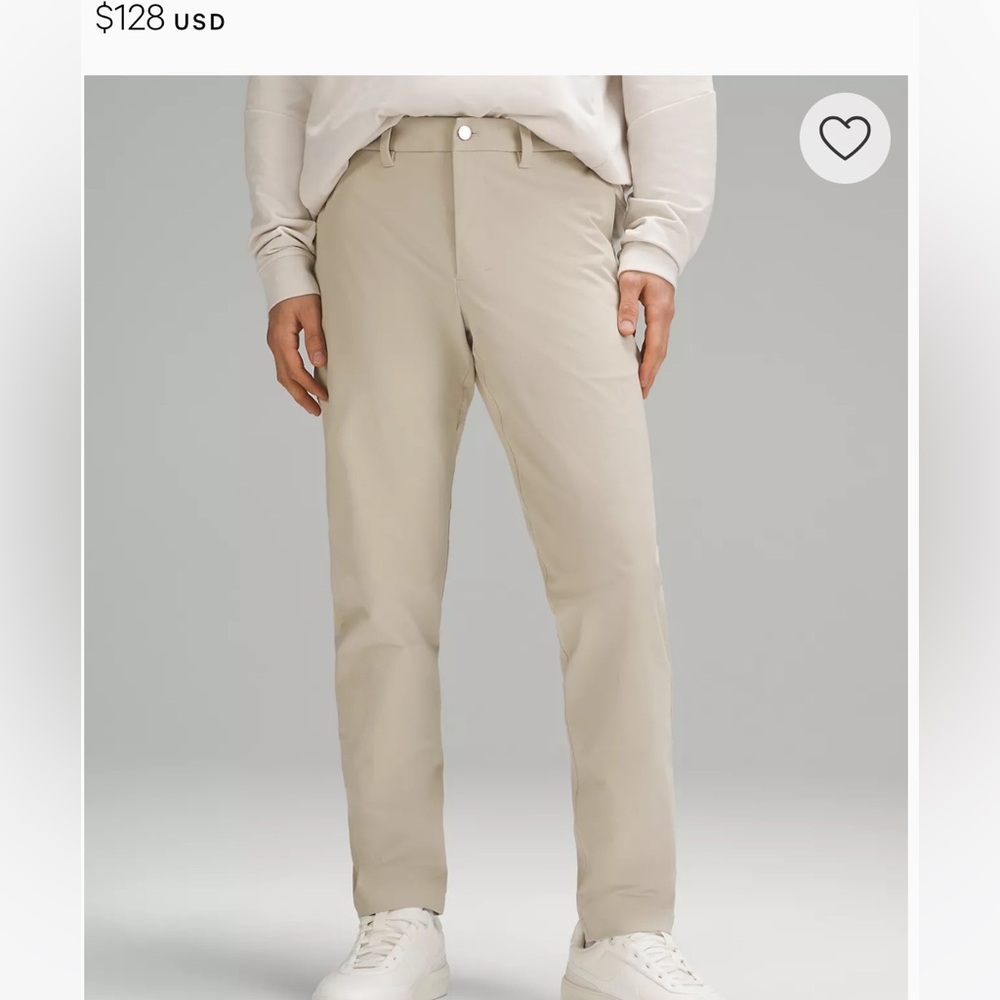 NWOT Lululemon ABC Classic Fit 32”L Trousers